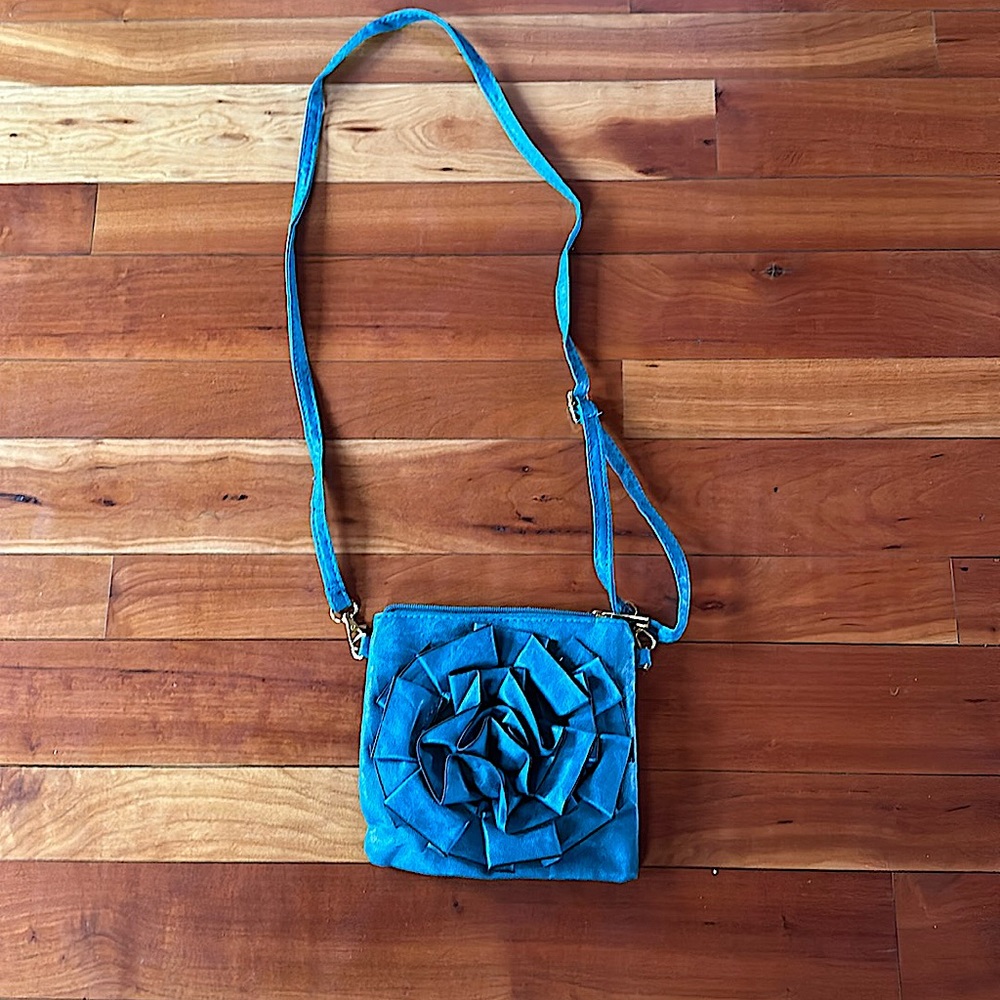Blue Rose Purse